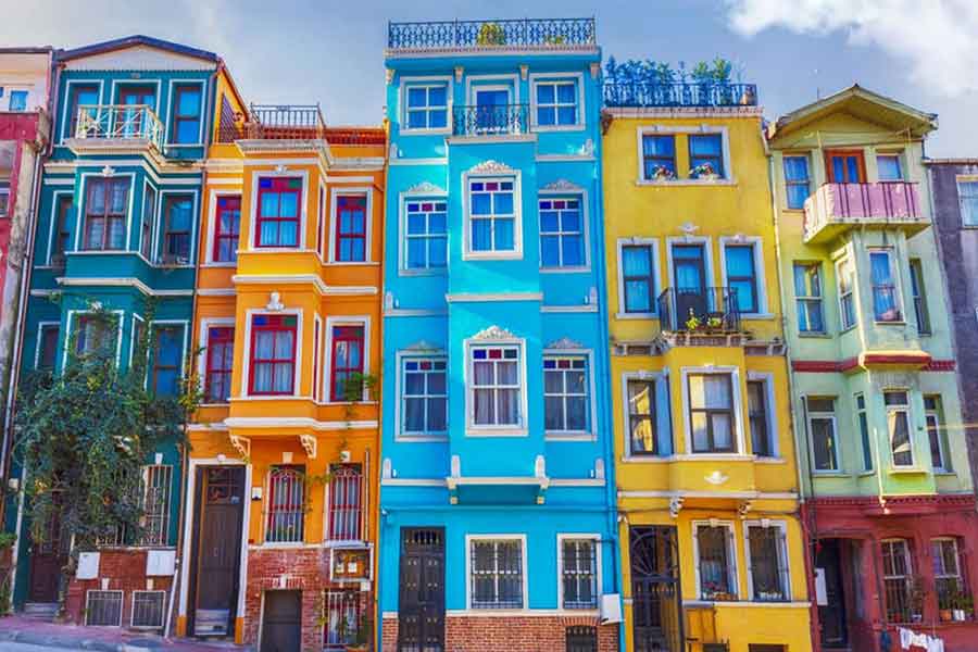 Где цветные домики в Стамбуле?