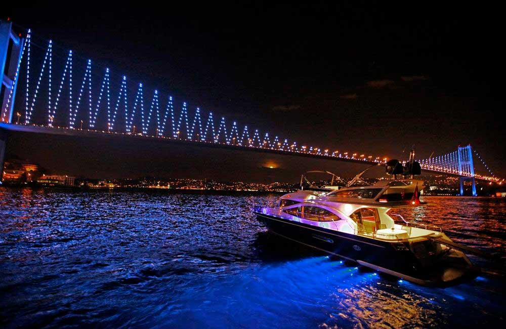 прогулка по босфору на яхте в Стамбуле, цена 2022