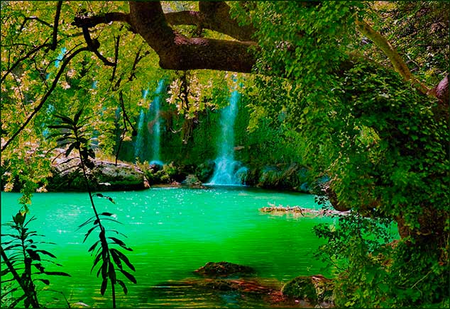Природное чудо Водопад Куршунлу